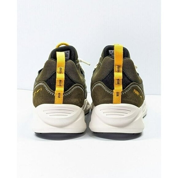 Puma Men's TRC Blaze Safari Low Top Sneakers Olive Suede Size 9.5 US (MSRP $160) - Picture 8 of 10